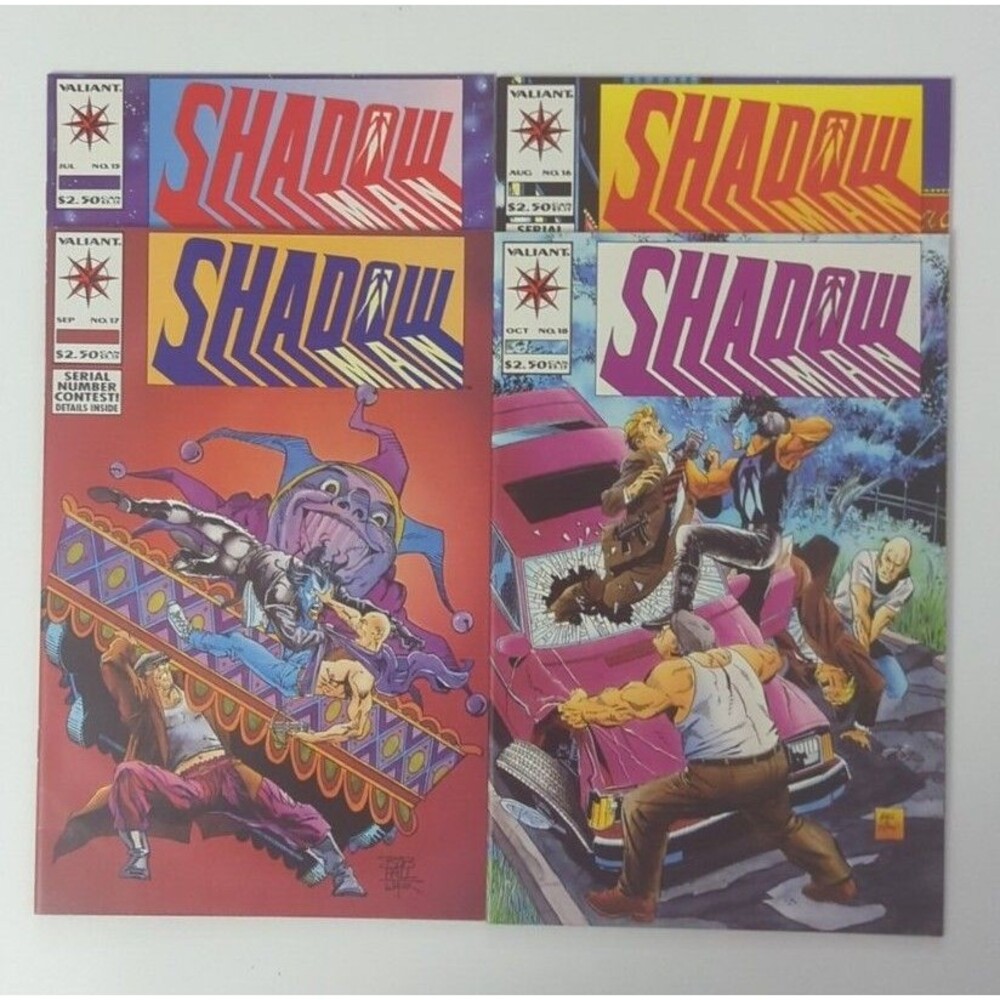 Lot Of 4 1993 Valiant Shadowman Comics #15-18 VF/NM Key 🗝️